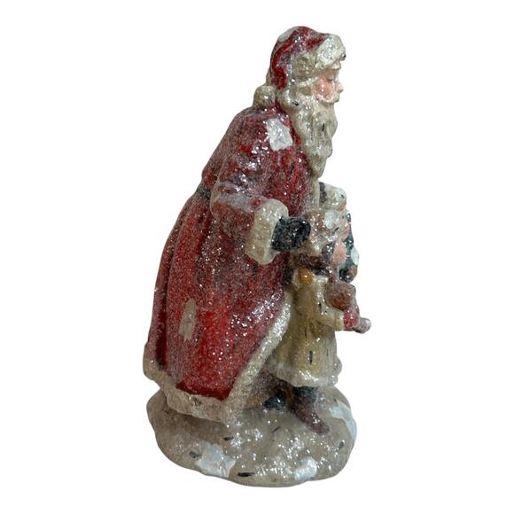 Mark Roberts Santa with Children Sugar Coated Christmas Figurine Holiday Decor - Picture 2 of 9